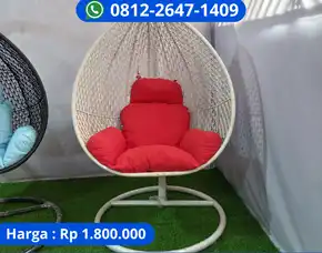 Ayunan Rotan Gantung Handmade Lokal