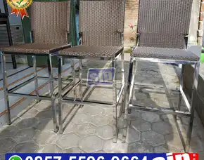 Kursi Bar Rotan Sintetis