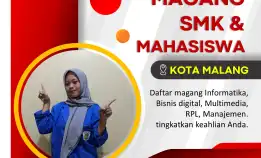 Hub 0895-6390-68080,Lowongan Praktik Kerja Industri (Prakerin) Untuk Mahasiswa Informatika Di Malang!