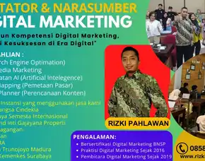 Berintegritas Motivator Narasumber Digital Marketing Bnsp Kementerian Perindustrian Way Kanan Depok Rizki Pahlawan