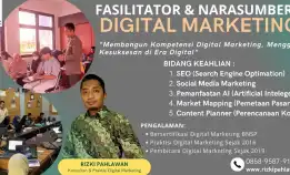 Bersertifikat Bnsp 0858-9587-9128 Pembicara Narasumber Digital Marketing Bnsp Kementerian Pariwisata & Ekonomi Kreatif Simalungun Banjarmasin Rizki Pahlawan