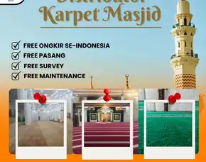 Elegan Mewah,  Alamat Grosir Karpet Masjid Per Meter Lamandau, Agen Karpet Masjid Palembang Mempawah