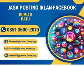 Jasa Posting Facebook Terbaik, Bumiaji, Blitar