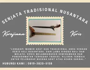 Berkarisma 0819-3820-5158 Tempat Jual Keris Jawa Pamor Udan Mas Filosofi  Sleman Bandung Kerajinan Keris