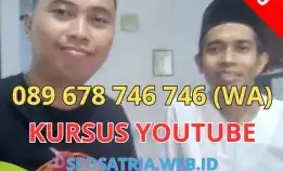 Kursus Youtuber Bekasi Berpengalaman & Murah, 089678746746 | Seo Satria