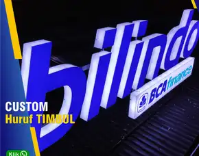 Signage Huruf Timbul Akrilik Batujajar - Bandung Barat